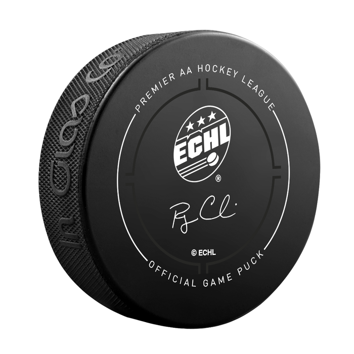 ECHL Maine Mariners 2025-26 Official Game Hockey Puck In Cube