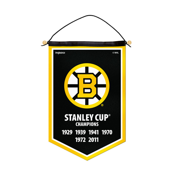 NHL Boston Bruins 12 X 18 Victory Banner