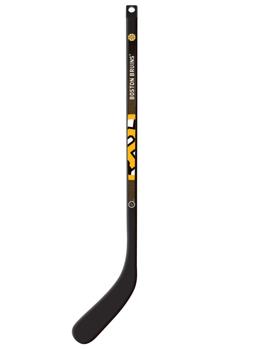 Mini bâton de joueur NHL Boston Bruins en plastique - Courbe droite