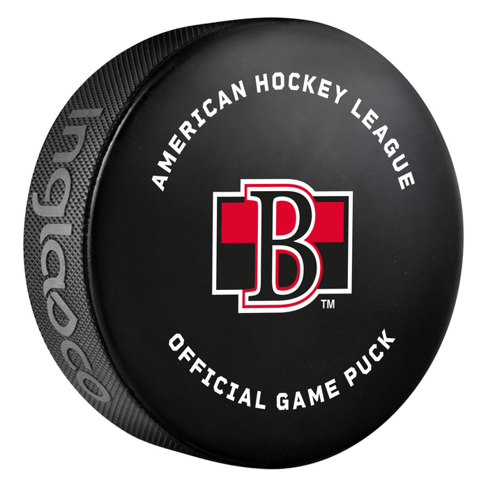 AHL Belleville Senators 2026-27 Official Game Hockey Puck In Cube