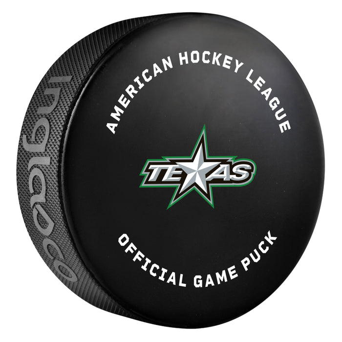 AHL Texas Stars 2026-27 Official Game Hockey Puck In Cube
