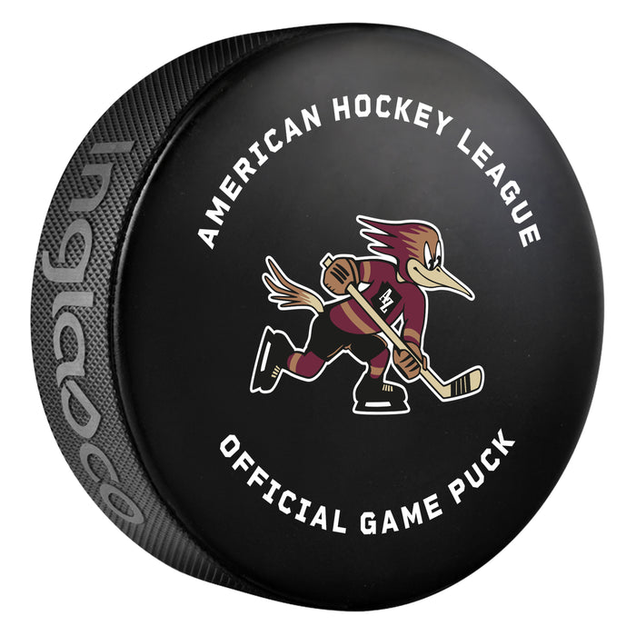 AHL Tucson Roadrunners 2026-27 Official Game Hockey Puck In Cube