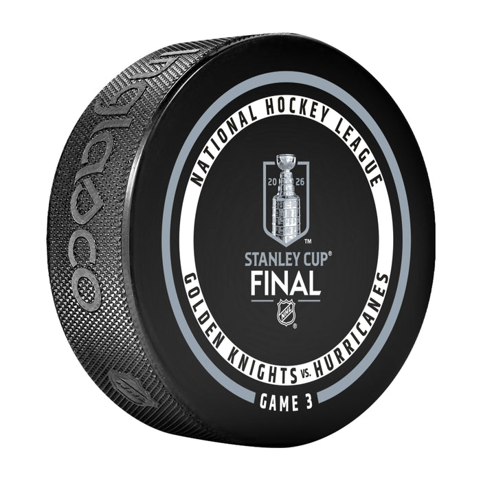 NHL Playoffs 2026 Game Puck 960T Hs Cube R4G3 Carolina Hurricanes vs Vegas Golden Knights