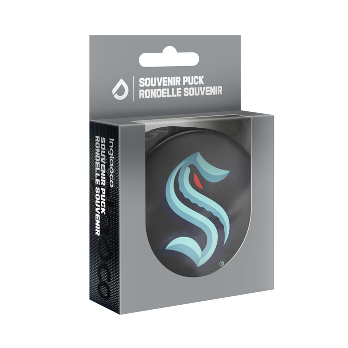 Rondelle de hockey de collectionneur de souvenirs classiques de Seattle Kraken de la LNH