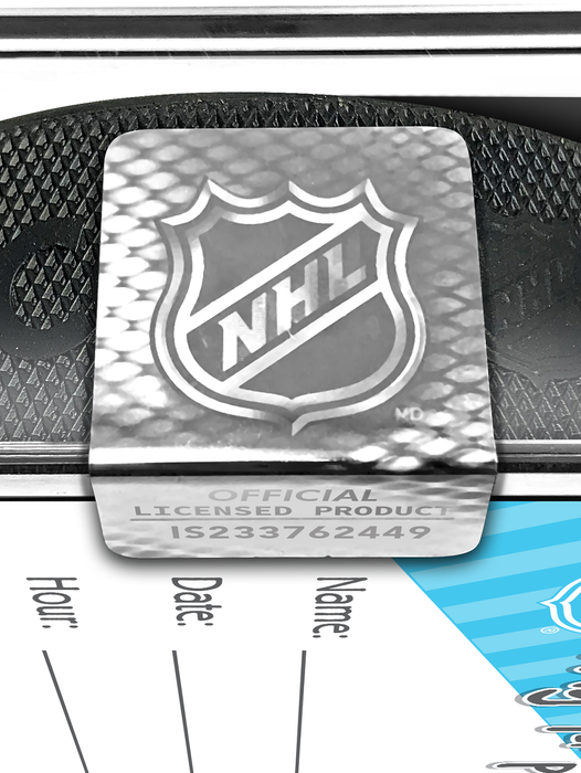 NHL Winnipeg Jets Officially Licensed 2023-2024 Team Game Puck Design In Cube - New Fan Blue