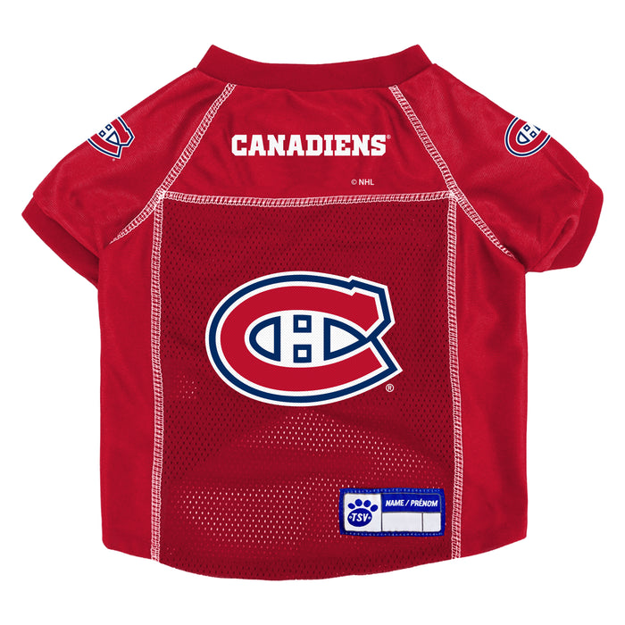NHL Montreal Canadiens Pet Jersey Large