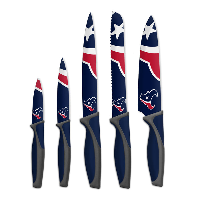 NFL Houston Texans 5 pc Kitchen Knives