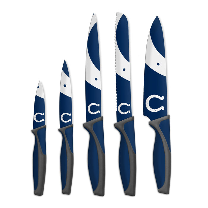 NFL Indianapolis Colts 5 pc Kitchen Knives