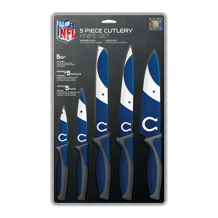 NFL Indianapolis Colts 5 pc Kitchen Knives