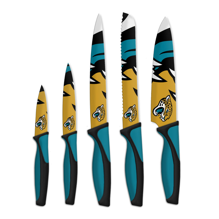 NFL Jacksonville Jaguars 5 pc Kitchen Knives