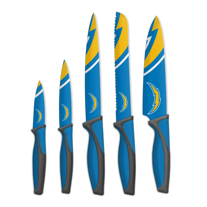 NFL Los Angeles Chargers 5 pc Kitchen Knives