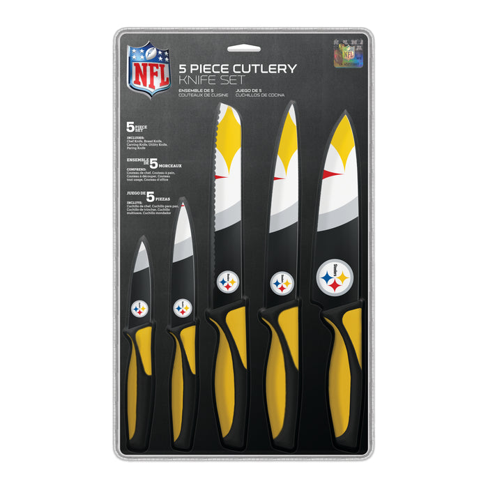 NFL Pittsburgh Steelers 5 pc Kitchen Knives