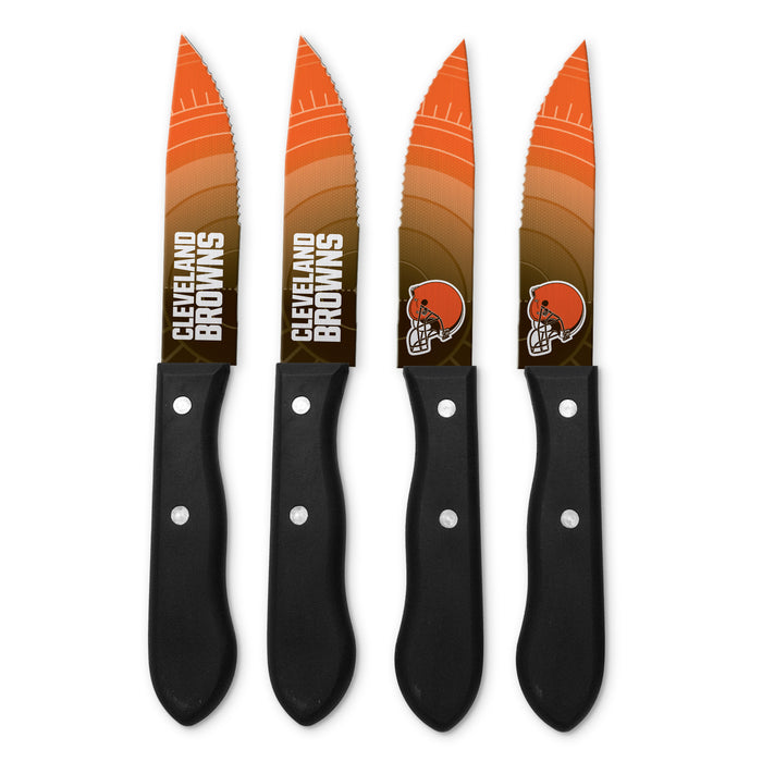 NFL Cleveland Browns 4 pc Steak Knives