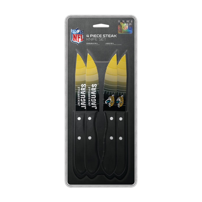 NFL Jacksonville Jaguars 4 pc Steak Knives
