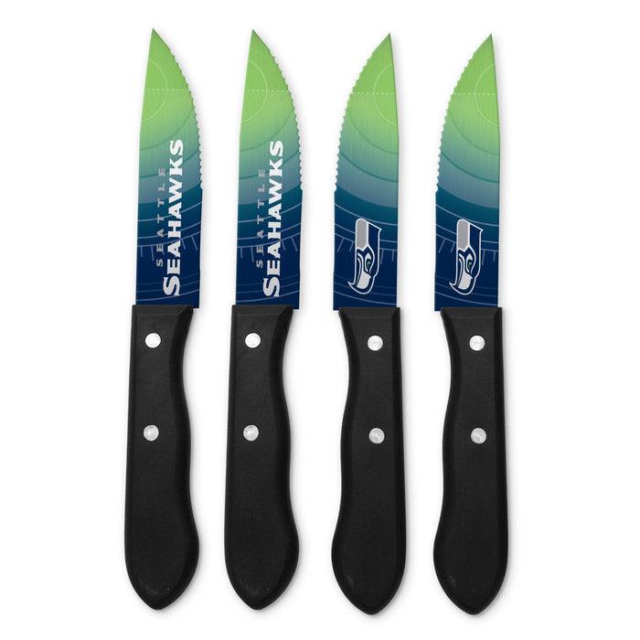 NFL Seattle Seahawks 4 pc Steak Knives