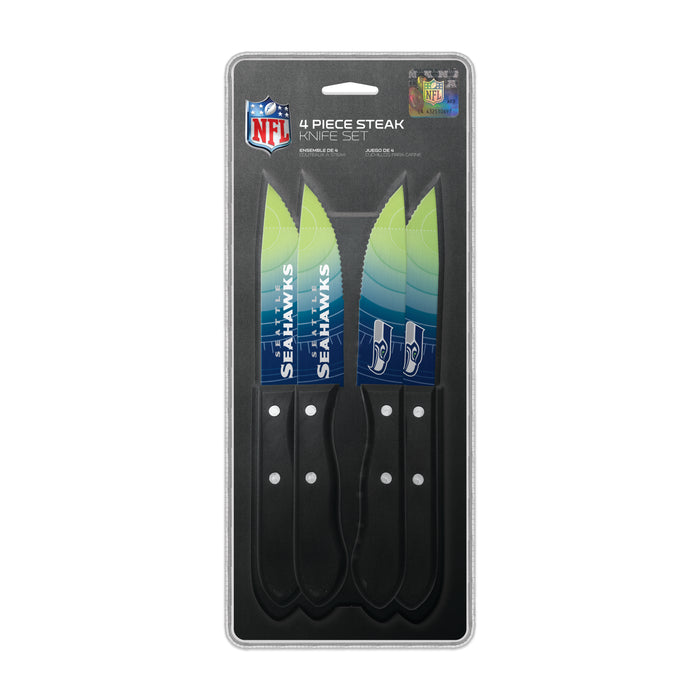 NFL Seattle Seahawks 4 pc Steak Knives