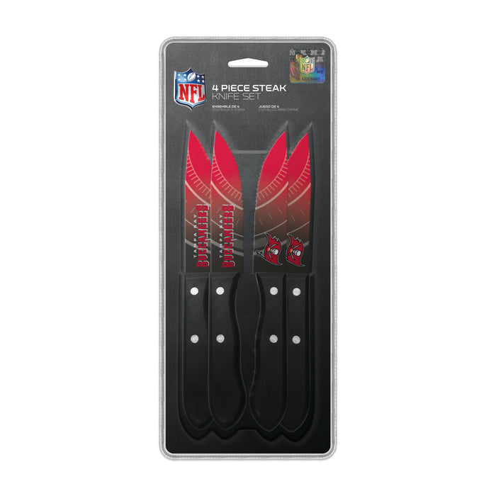 NFL Tampa Bay Buccaneers 4 pc Steak Knives