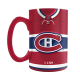 NHL Montreal Canadiens Jersey Style Sculpted Mug (20 oz)