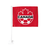 Canada Soccer Double-Sided 11x15 Car Flag