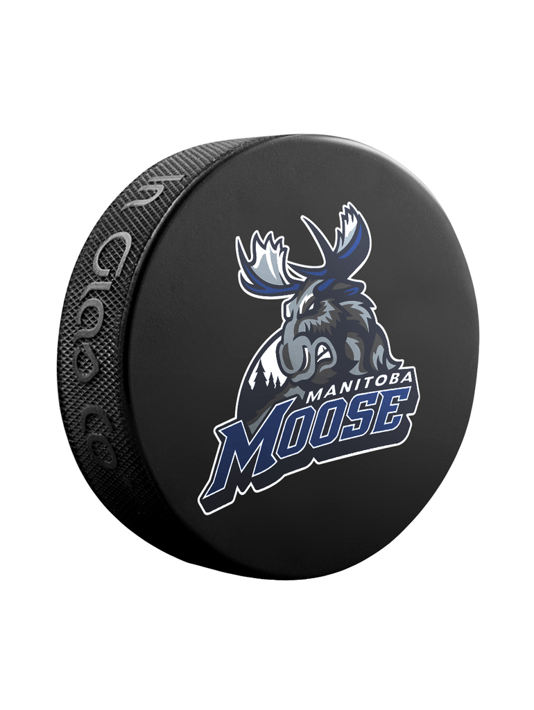 Rondelle de hockey souvenir de la AHL Manitoba Moose Classic