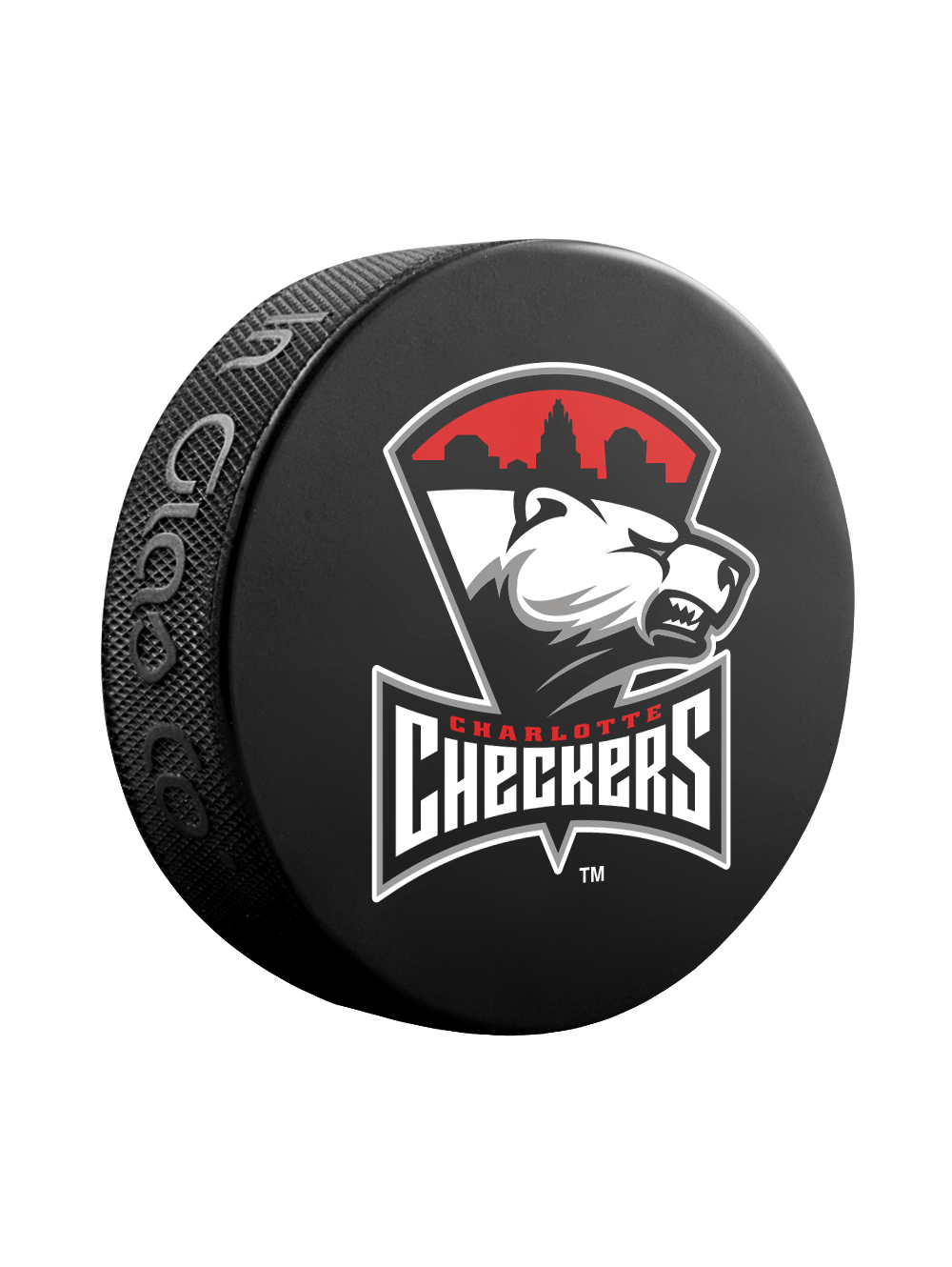 AHL Charlotte Checkers Classic Souvenir Hockey Puck — Inglasco