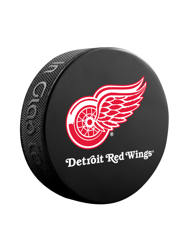 NHL Detroit Red Wings Retro Souvenir Collector Hockey Puck – Inglasco Inc.