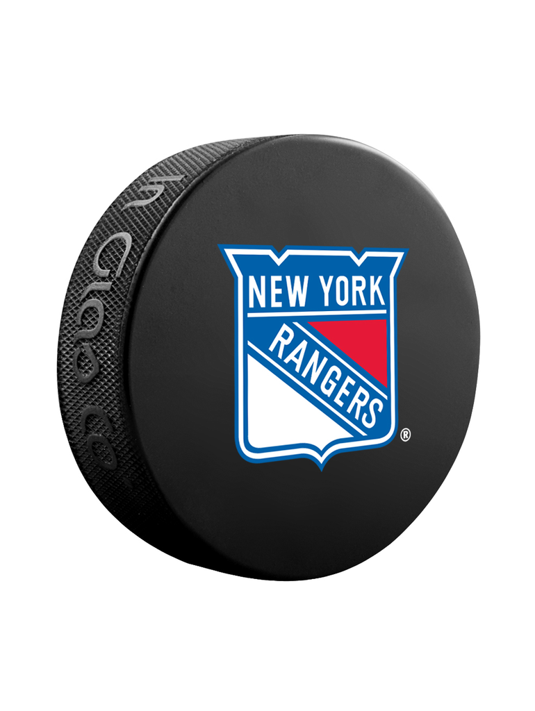 New York Rangers Stanley Cup Gold Medallion Puck
