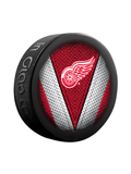 NHL Detroit Red Wings Stitch Souvenir Collector Hockey Puck