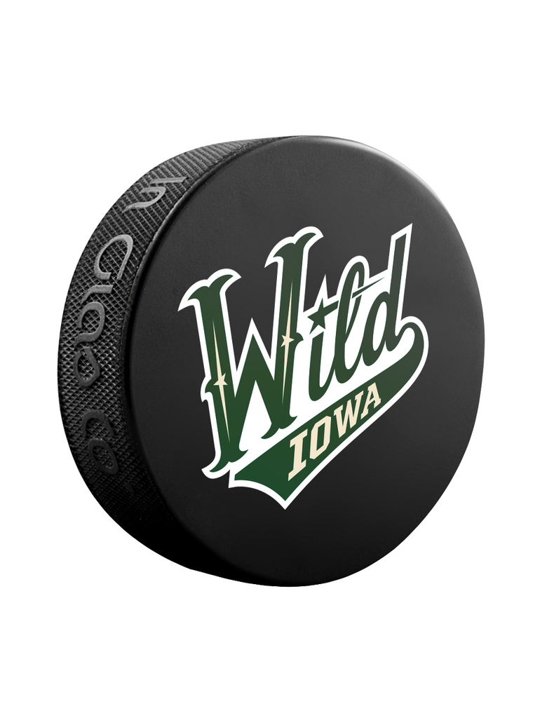 Rondelle de hockey souvenir AHL Iowa Wild Classic