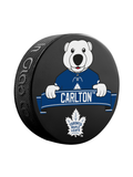 <transcy>Rondelle de hockey souvenir mascotte des Maple Leafs de Toronto de la LNH</transcy>