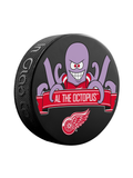 <transcy>Rondelle de hockey souvenir mascotte des Red Wings de Detroit de la LNH</transcy>