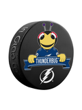<transcy>Rondelle de hockey souvenir mascotte Lightning de la LNH Tampa Bay</transcy>