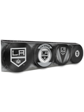 <transcy>Lot de 4 rondelles de hockey souvenir des Kings de Los Angeles de la LNH</transcy>