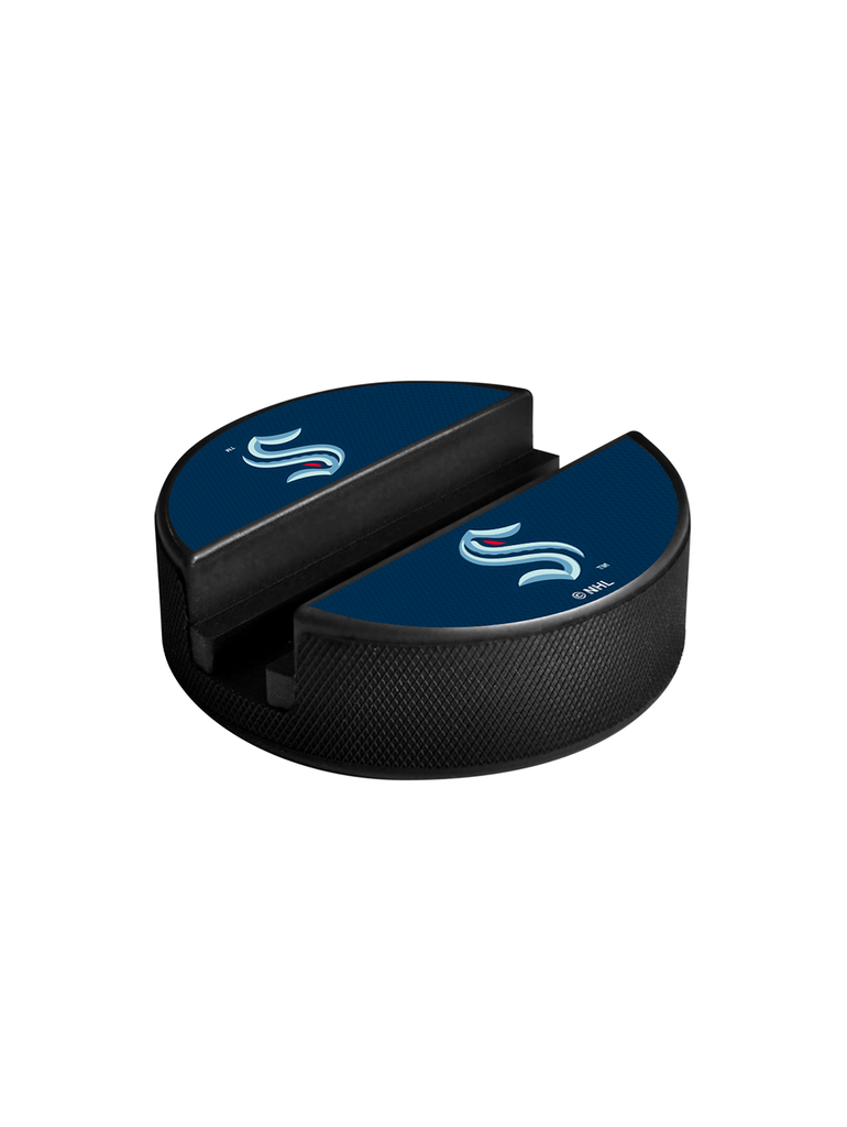 <transcy>Support d'appareil multimédia pour rondelle de hockey NHL Seattle Kraken</transcy>