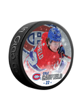 NHLPA Cole Caufield #22 Montreal Canadiens Special Edition Glitter Puck In Cube
