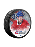 <transcy>NHLPA Nick Suzuki #14 Édition Spéciale des Canadiens de Montréal Glitter Puck In Cube</transcy>