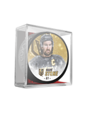 NHLPA Mark Stone #61 Vegas Golden Knights Special Edition Glitter Puck In Cube