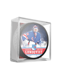 NHLPA Henrik Lundqvist # 30 New York Rangers 2021 Retraite Souvenir Rondelle- en Cube