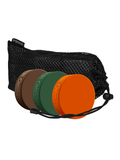 Coach's 6oz Drill Pucks In Mesh Bag (4 brown / 4 green / 4 orange)