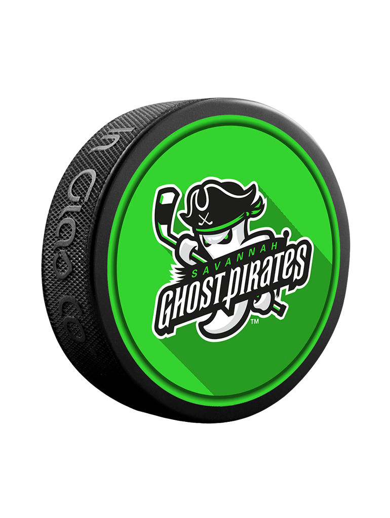 ECHL Savannah Ghost Pirates Classic Souvenir Hockey Puck – Inglasco Inc.