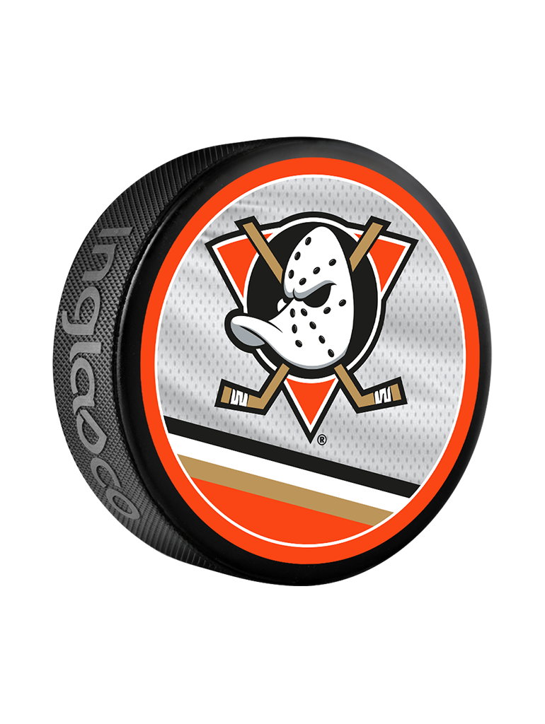Anaheim Ducks Inglasco 2022 Reverse Retro Hockey Puck