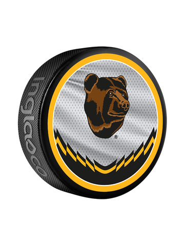 Colorado Avalanche Unsigned Inglasco Reverse Retro Logo Hockey Puck