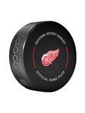 NHL Detroit Red Wings Officially Licensed 2023-2024 Team Game Puck Design In Cube - New Fan Blue