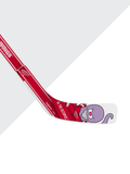 <transcy>Mini bâton de joueur en plastique blanc de mascotte de NHL Detroit Red Wings</transcy>