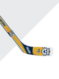 <transcy>Mini bâton de joueur en plastique blanc de mascotte de NHL Nashville Predators de NHL</transcy>