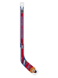<transcy>Mini bâton de joueur en plastique blanc mascotte des Canadiens de Montréal de la LNH</transcy>