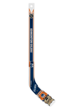 <transcy>Mini bâton de joueur en plastique blanc mascotte des Oilers d'Edmonton de la LNH</transcy>