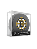 <transcy>Sous-verres NHL Boston Bruins Hockey Puck (paquet de 4) en cube</transcy>