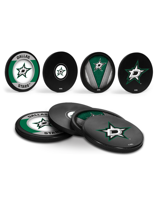 <transcy>Sous-verres NHL Dallas Stars Hockey Puck (paquet de 4) en cube</transcy>