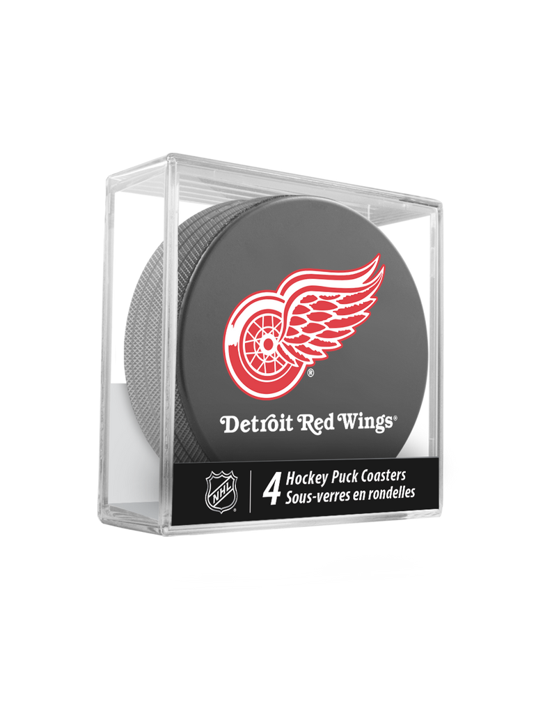 <transcy>Sous-verres NHL Detroit Red Wings Hockey Puck (paquet de 4) en cube</transcy>